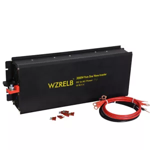 12/24/36/48V to 240V Pure Sine Wave Inverter 3000W Power Converter Home RV Solar - Picture 1 of 8