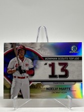 2023 Noelvi Marte Bowman Chrome Scouts' Top 100 Rookie Card #BTP-13 Reds RC 
