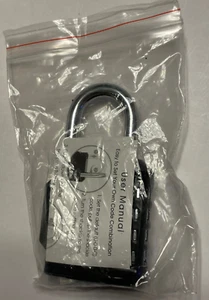 Fayleeko 4 Digit Combination Lock - Black (NEW) - Picture 1 of 3