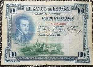 ESPAGNE BILLET DE 100 PESETAS 1925 (BILL 191) - Imagen 1 de 2