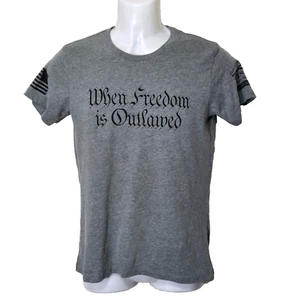 Grunt Style Shirt Damen Large grau When Freedom is Outlawed Sep 2022 Club OOP - Bild 1 von 8