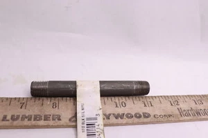 Anvil Pipe Nipple Black Steel 1/4" x 4" 8700137055 - Picture 1 of 1