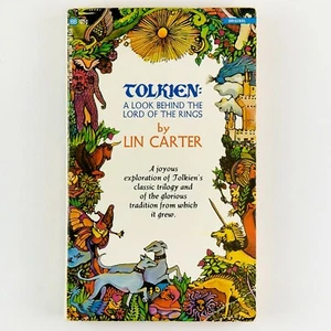 Tolkien A Look Behind Lord of the Rings Lyn Carter 1969 Vintage Paperback Book - Picture 1 of 4