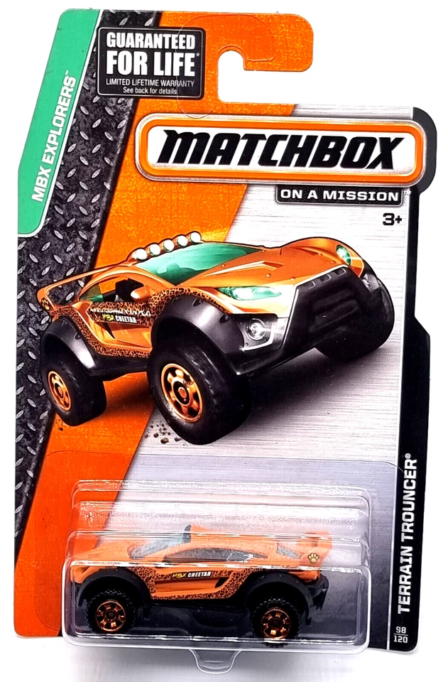 Mattel Matchbox On A Mission Cars / Auto Fahrzeug Terrain Trouncer