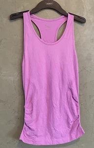 Athleta Damen kleines rosa Racerback feuchtigkeitsableitendes nahtloses Tanktop - Bild 1 von 4
