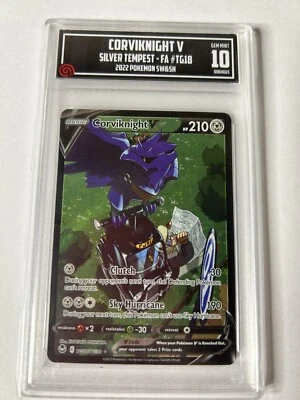 TCCG 10 NOT PSA Corviknight V - Pokemon Scarlet Violet Alt Art GEM M - Image 1 of 2