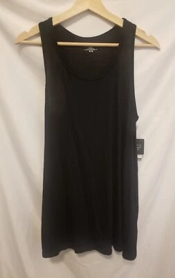 Camiseta sin mangas Lola Getts para mujer talla 00 suéter negro atlético yoga transparente Foto 1 de 4