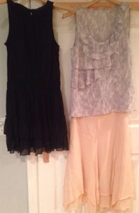 Damen schwarzes kleines Kleid Zara Trafalue - Bild 1 von 12