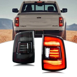 Luces traseras LED para Dodge Ram 2009-2018 4ta generación 1500 conjunto de luces traseras negras - Imagen 1 de 5