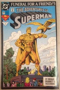 The Adventures of Superman #499 Feb DC February 93 1993 Funeral For Friend comic - Picture 1 of 6