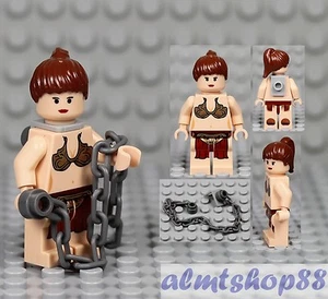 LEGO Star Wars - Prinzessin Leia (Sklavin) Ketten Minifigur 4480 6210 75020 Jabba . - Bild 1 von 1