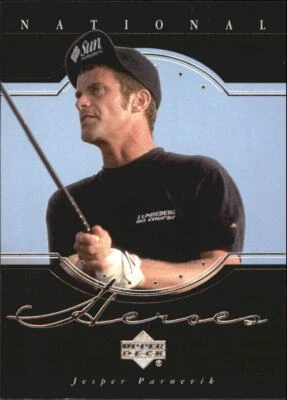 2 cards Lot of 2001 Upper Deck National Heroes #NH3 Jesper Parnevik - Image 1 of 2