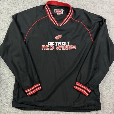 Detroit Redwings Windbreaker NHL Hockey CCM Lightweight Coat Sz XL - Image 1 of 4
