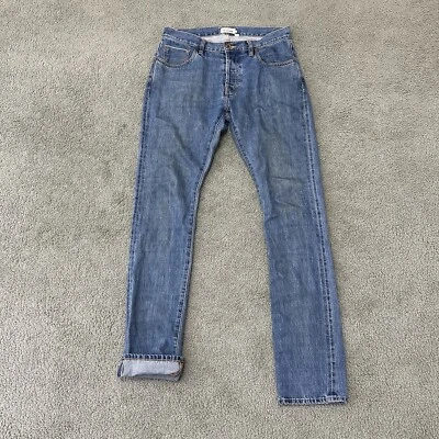 Taylor Stitch Slim Jeans Medium Wash Button Fly Selvedge Denim USA Men’s 32x34 - Image 1 of 4