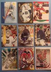 SEAN BURKE 9 Card Lot Fleer Metal Whalers Hurricanes Panthers Hockey Big Bird - Picture 1 of 4