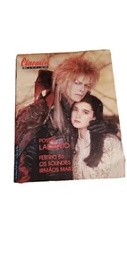 Cinemin Magazine- David Bowie Labyrinth Cover Brazil Dec. 1986 Labirinto Poster - Bild 1 von 6