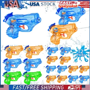 12Pcs Water Gun Toy for Kids,Cute and Fun Animal Shape Water Pistol Outdoor Play - Picture 1 of 16