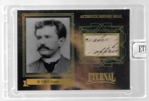 O'HENRY Author 2024 Eternal Cut Celebrities Document Relic #D 44/99 CARD w/COA - Imagen 1 de 3