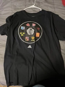 Adidas 2016 WORLD CUP OF HOCKEY SHORT SLEEVE SHIRT Mens XL - USA Canada Europe - Picture 1 of 4