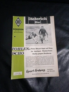 Fohlen Echo Borussia Mönchengladbach 02.11.1968 MSV Duisburg Fohlenecho Gladbach - Bild 1 von 2