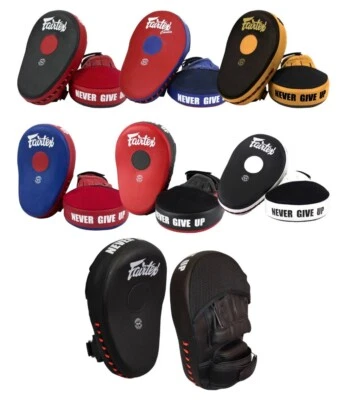 Mitones Fairtex FMV13 Pro Focus Ligeros Diseño Curvo Equipo de Boxeo MMA Foto 1 de 4