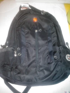 Mochila para computadora portátil Swiss Gear Airflow negra viaje escuela de negocios - Imagen 1 de 2