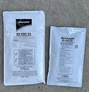 *NEW* GENUINE SHARP MX61-NVSA DEVELOPER (CYAN / YELLOW / MAGENTA) And Black - Picture 1 of 1
