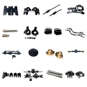 Aluminum metal Upgrade Parts Black For 1/10 Axial SCX10 III PRO Rc Crawler Car - Picture 1 of 61