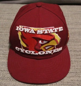 Iowa State Cyclones New Era Fitted baseball  hat 59fifty 7 1/8 Pre owned Embroid - Picture 1 of 11