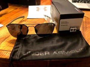 BRANDNEU! SELTENE Under Armour UA Alloy CV Satin Gunmetal Sonnenbrille 149 $ - Bild 1 von 4