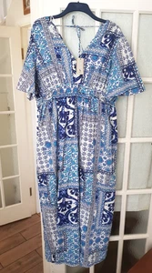 TU short sleeve lightweight maxi dress size 20 BNWT - Picture 1 of 11