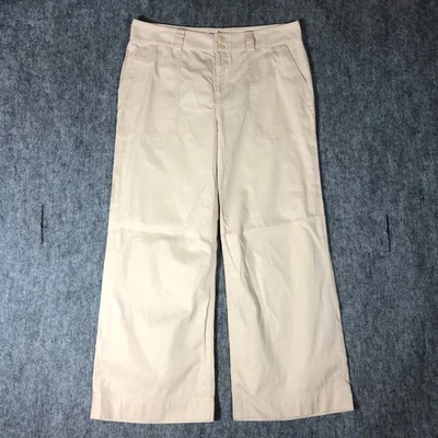 Lauren by Ralph Lauren pants women Size 8 Ivory Green Tag amazing elegant - Image 1 of 4