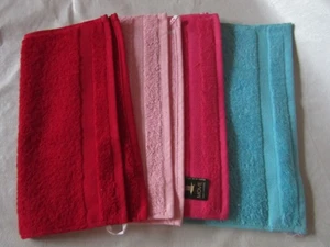 Möve 4 Waschtücher, Waschlappen Seiflappen Vintage Frottee 80er 90er ✨ Neu - Bild 1 von 5