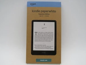 Amazon Kindle Paperwhite Signature Edition 12th Gen Metallic Jade 32GB - Picture 1 of 3