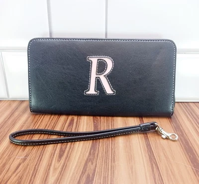 Liz Claiborne Initial Wallet Lettered "R" Multiple Compartments Detachable Strap - Image 1 of 4