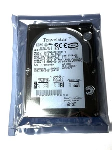 Hitachi Travelstar HDD 40 GB 2,5“ IDE, PATA 4200RPM Festplatte IC25N040ATCS04-0 - Bild 1 von 4