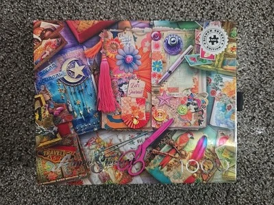 Silver Select Aimee Stewart The Junk Journalers Desk 1000 Pc Jigsaw Puzzle New - Image 1 of 2