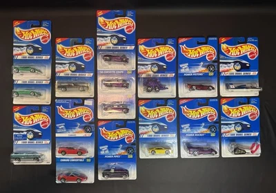 READ Hot Wheels 1995 Model Series Complete 16 Car Lot New First Editions Variant - Image 1 of 4