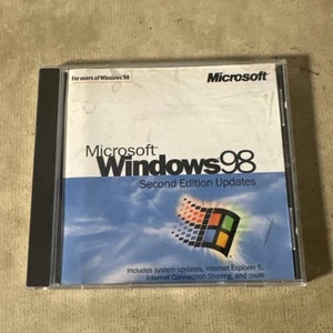 Microsoft Windows 98 Second Edition Updates (CD-ROM) with USED Product Key USED - Picture 1 of 4
