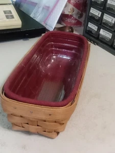 Longaberger Knackerkorb mit Einlage und Kunststoffschutz - Bild 1 von 5