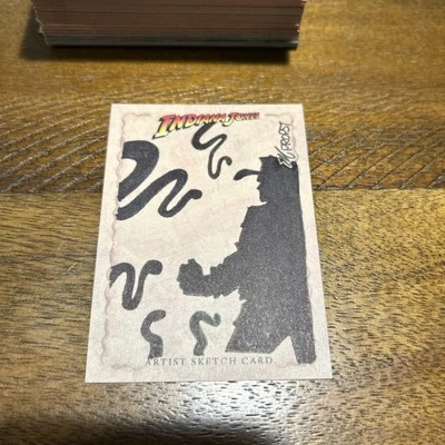 2008 Topps Indiana Jones 1/1 Artist Sketch Card - Image 1 of 2