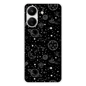 Coque en silicone imprimée compatible Xiaomi Redmi 13C 4G Galaxy draw - Photo 1 sur 6