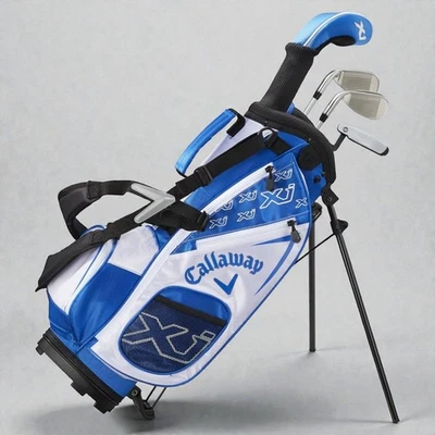 Callaway XJ-1 Level 1 Junior 4-Piece Golf Club Set + Stand Caddy Bag 100-120cm - Image 1 of 4