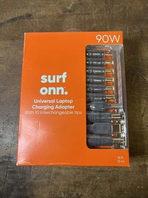 Adaptador de carga universal para portátil Onn 90W con 10 puntas intercambiables  Foto 1 de 4