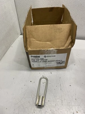 Virola de bucle recto Dayton 3/4" x 6-1/8" FI-64 F64 caja de 75 Foto 1 de 4