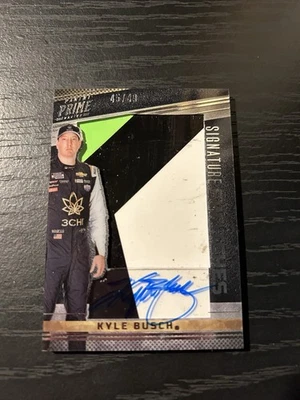 2023 Prime Racing Kyle Busch Auto Sheet Metal Relic 45/49 - Image 1 of 3