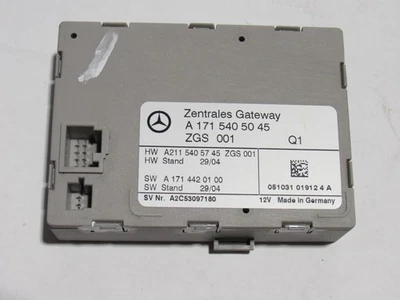 Módulo de controle de computador Mercedes SLK55 R171 2006 corpo gateway unidade 04-11 * - Imagem 1 de 4