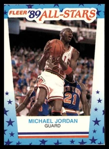 1989-90 Fleer #3 Michael Jordan Stickers - Picture 1 of 2