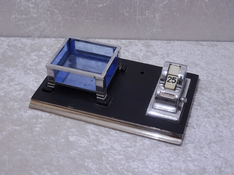 Art Decó Bauhaus Diseño Eterno Calendario Set de Escritorio - Vintage - Image 1 of 4