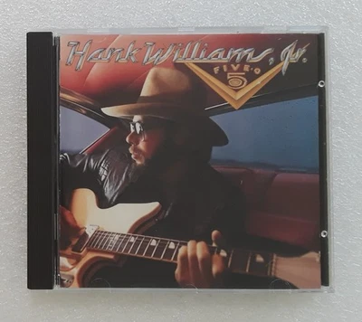 Hank Williams, Jr. – Five-O CD  NEAR MINT - FREE SHIPPING - Image 1 of 4